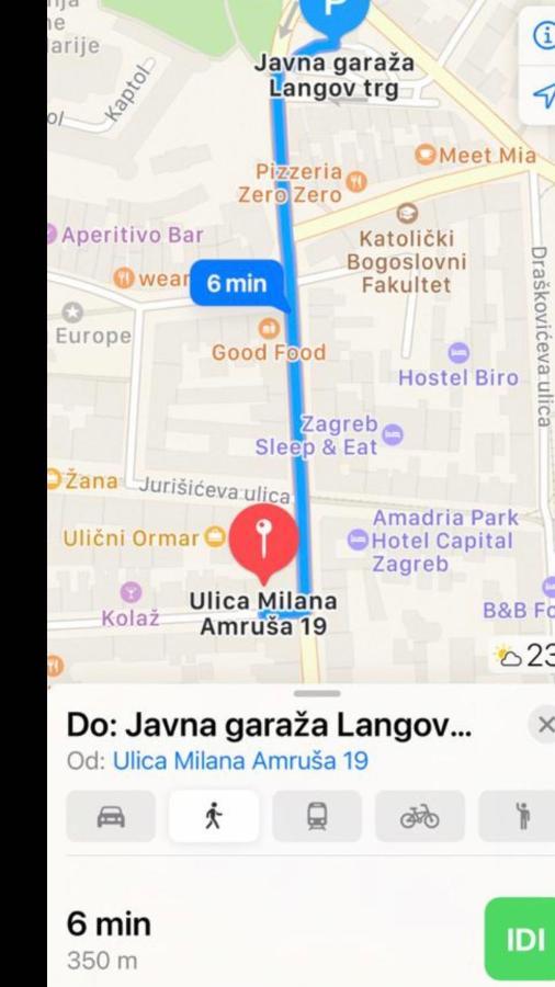 Bed & Breakfast Donji Grad Zagrzeb Zewnętrze zdjęcie